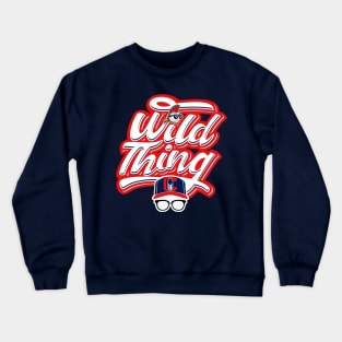 Wild Thing Script Type Crewneck Sweatshirt